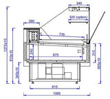 Kühltheke MRS - 2.00 Meter