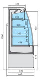 Kühlregal GTGS19 - 194 cm breit mit Schiebetüren